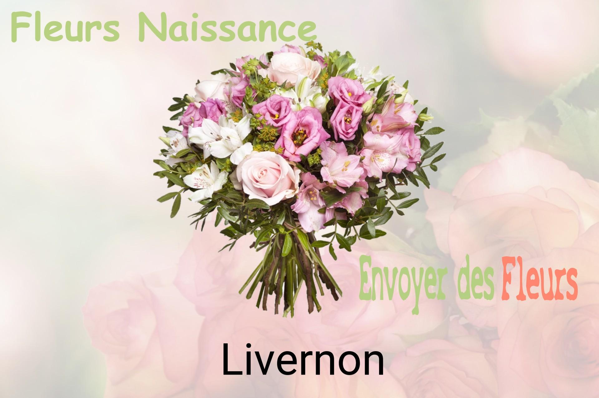 Bouquet de fleurs de naissance livré à Livernon
